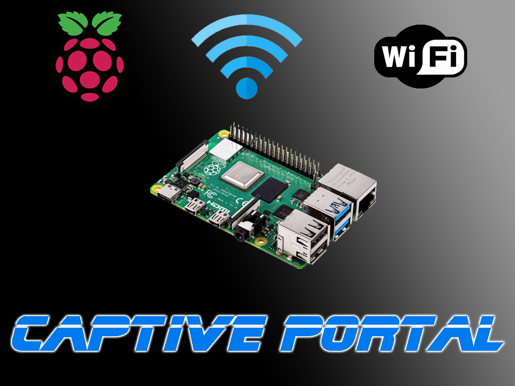 Python program to use Raspberry Pi as WiFi Access Point with captive portal
